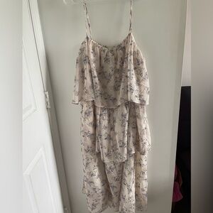 Arula Stella Floral Tiered Dress